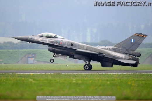 2019-09-07 Zeltweg Airpower 02013 General Dynamics F-16 Fighting Falcon - Hellenic Air Force
